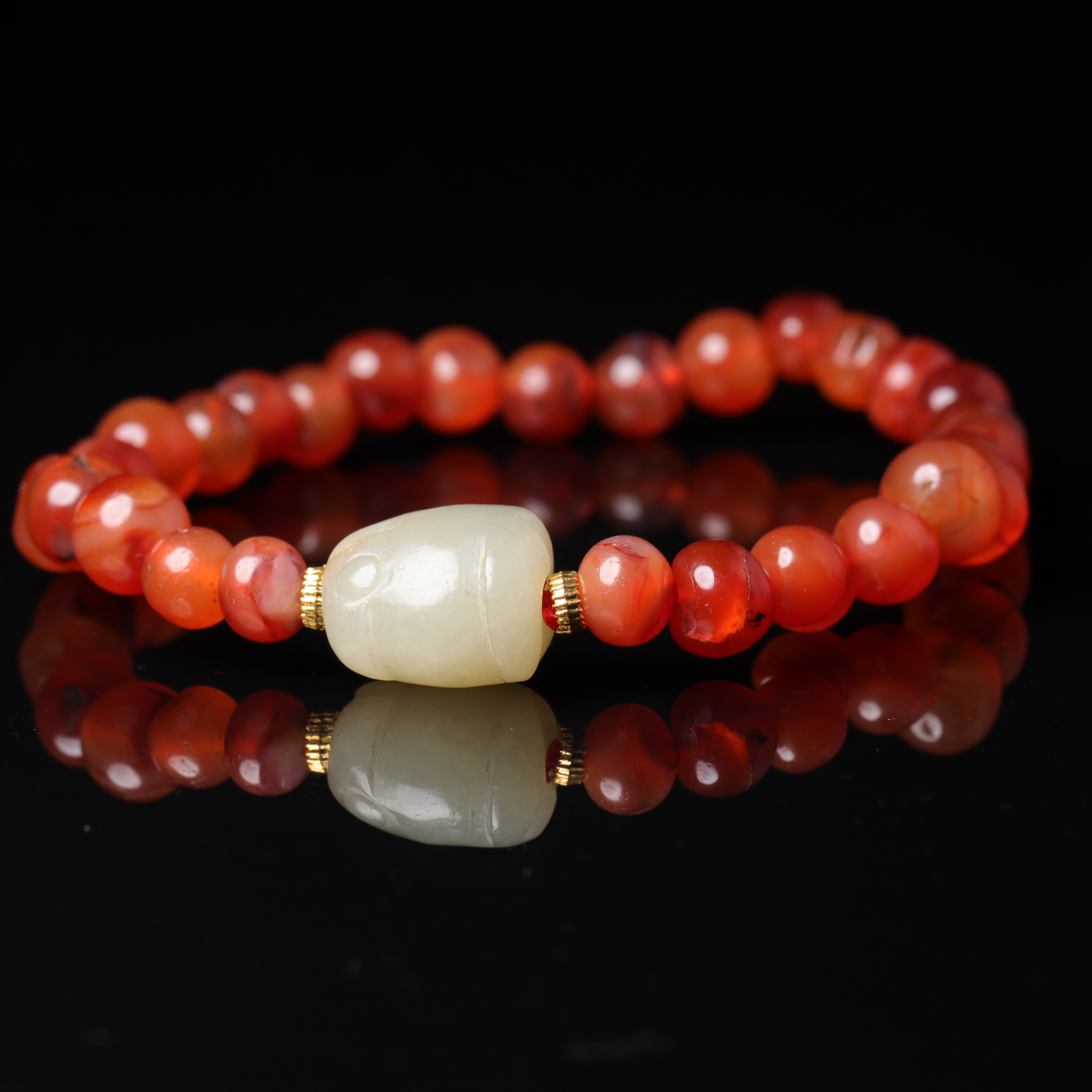 明代天然玛瑙手串-NX