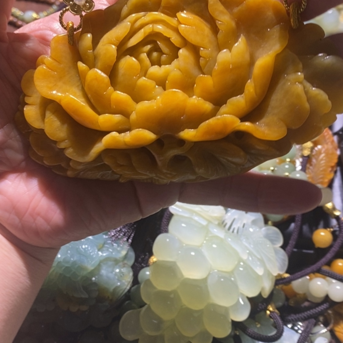 【闪购商品】岫玉毛衣链未镶嵌