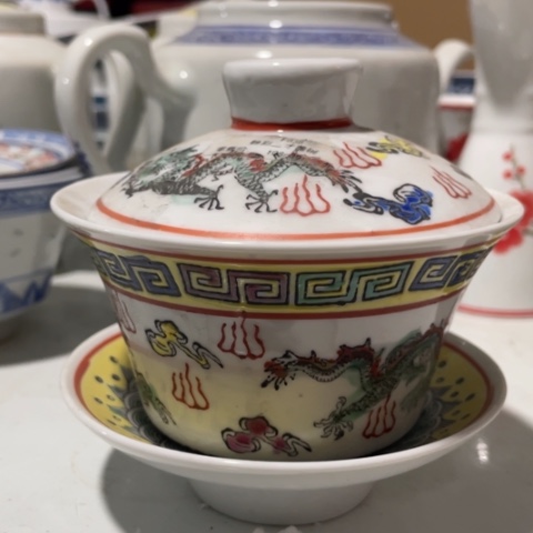 景德镇陶瓷三才盖碗