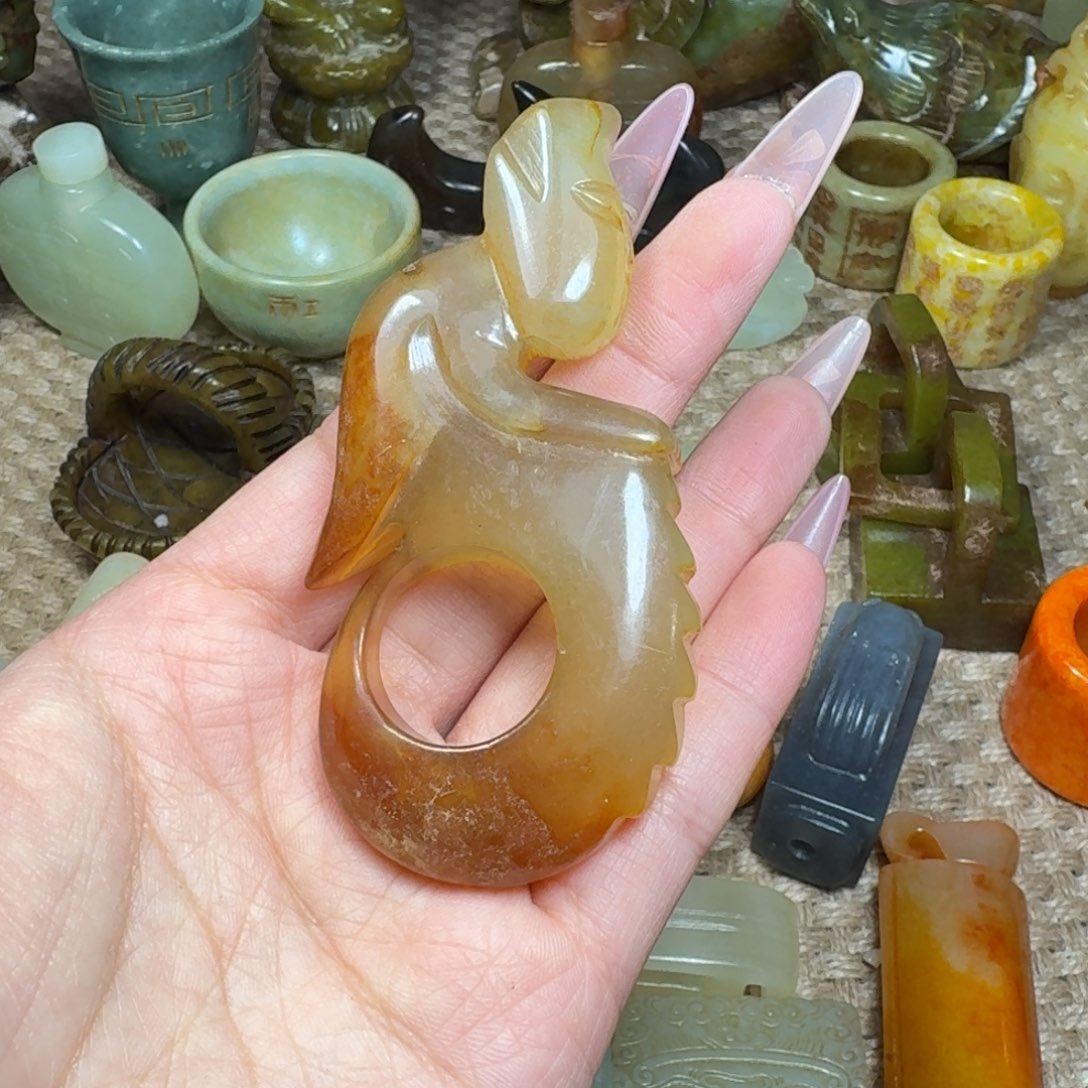 白玉菩提吊坠挂件