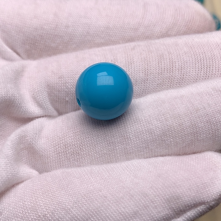 绿松石未镶嵌绿松石圆珠13.7