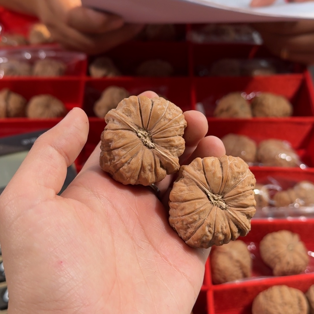 文玩核桃把件958号41mm全品南瓜墩