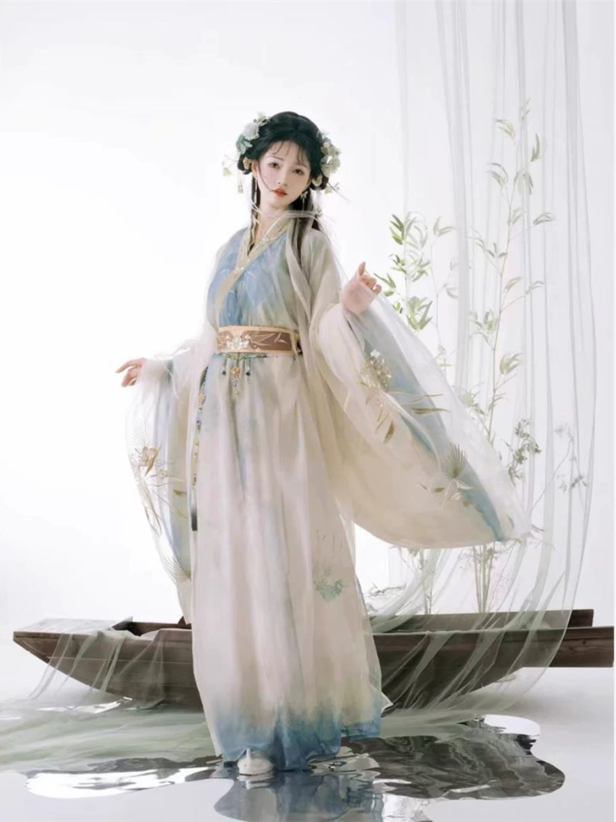 屿舟记【寒玉】刺绣原创汉元素女秋冬日常款