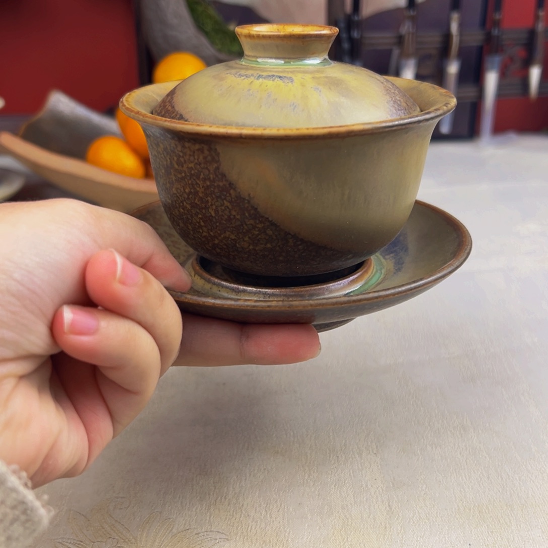 杯纯手工柴烧主人杯