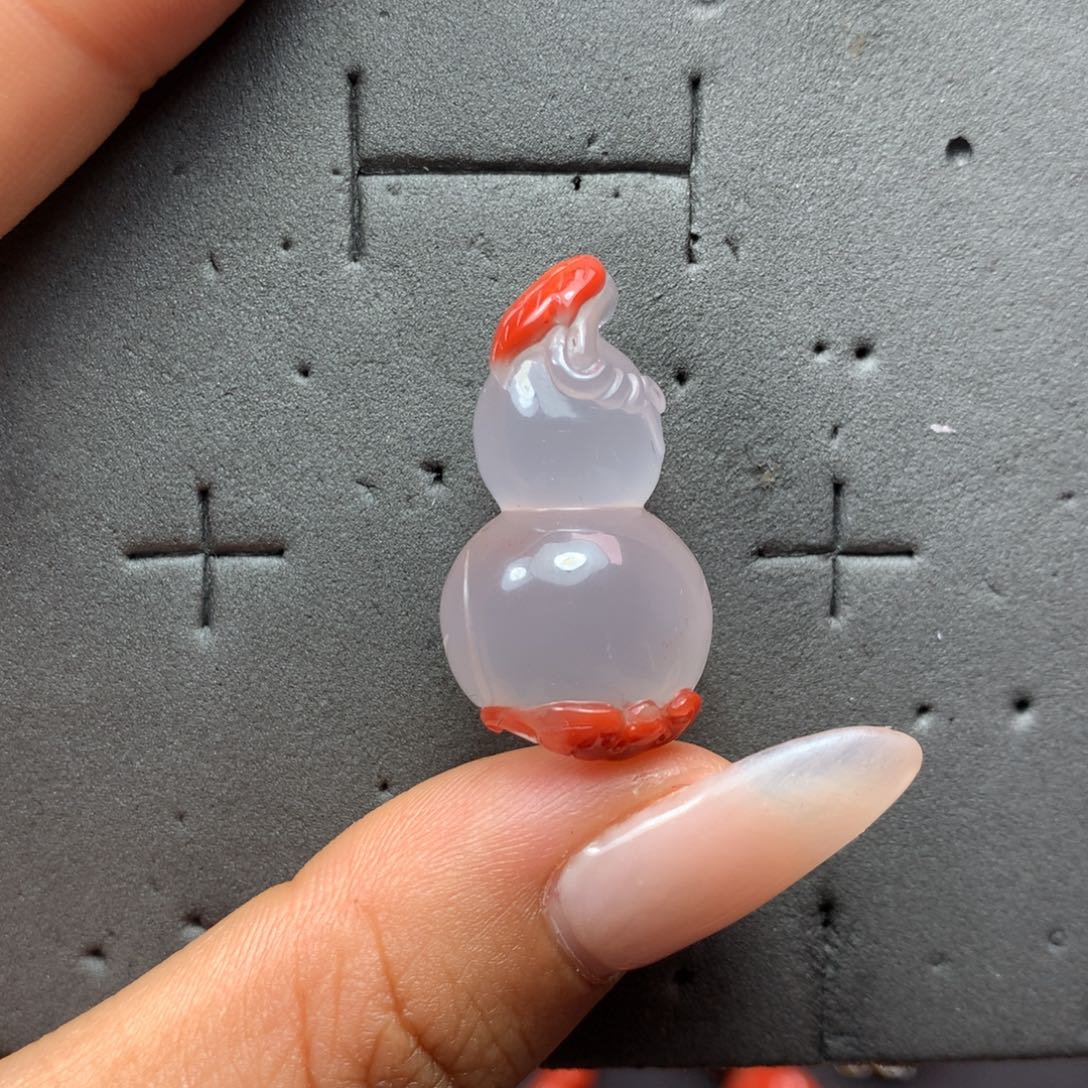 南红玛瑙葫芦未镶嵌