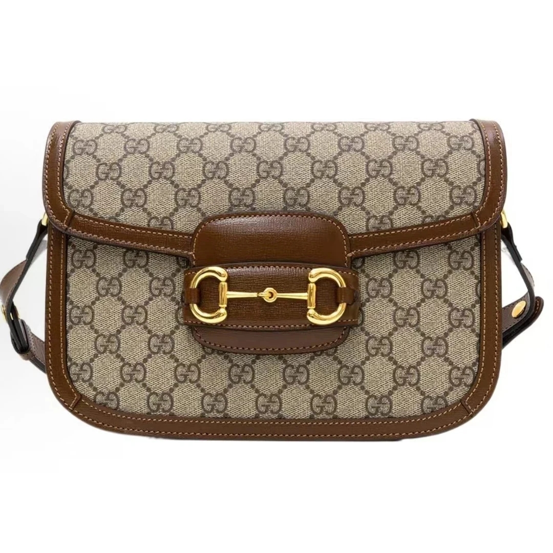 95新 GUCCI/古驰 1955马鞍包马衔扣中号11696800