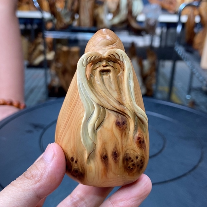 柏木（崖柏）手把件