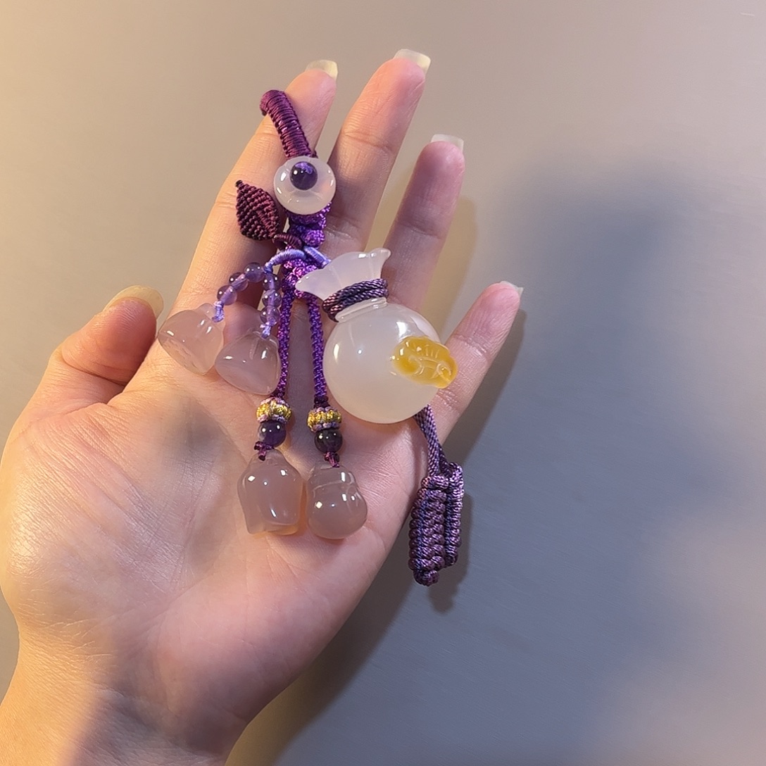 玛瑙/玉髓未镶嵌车挂