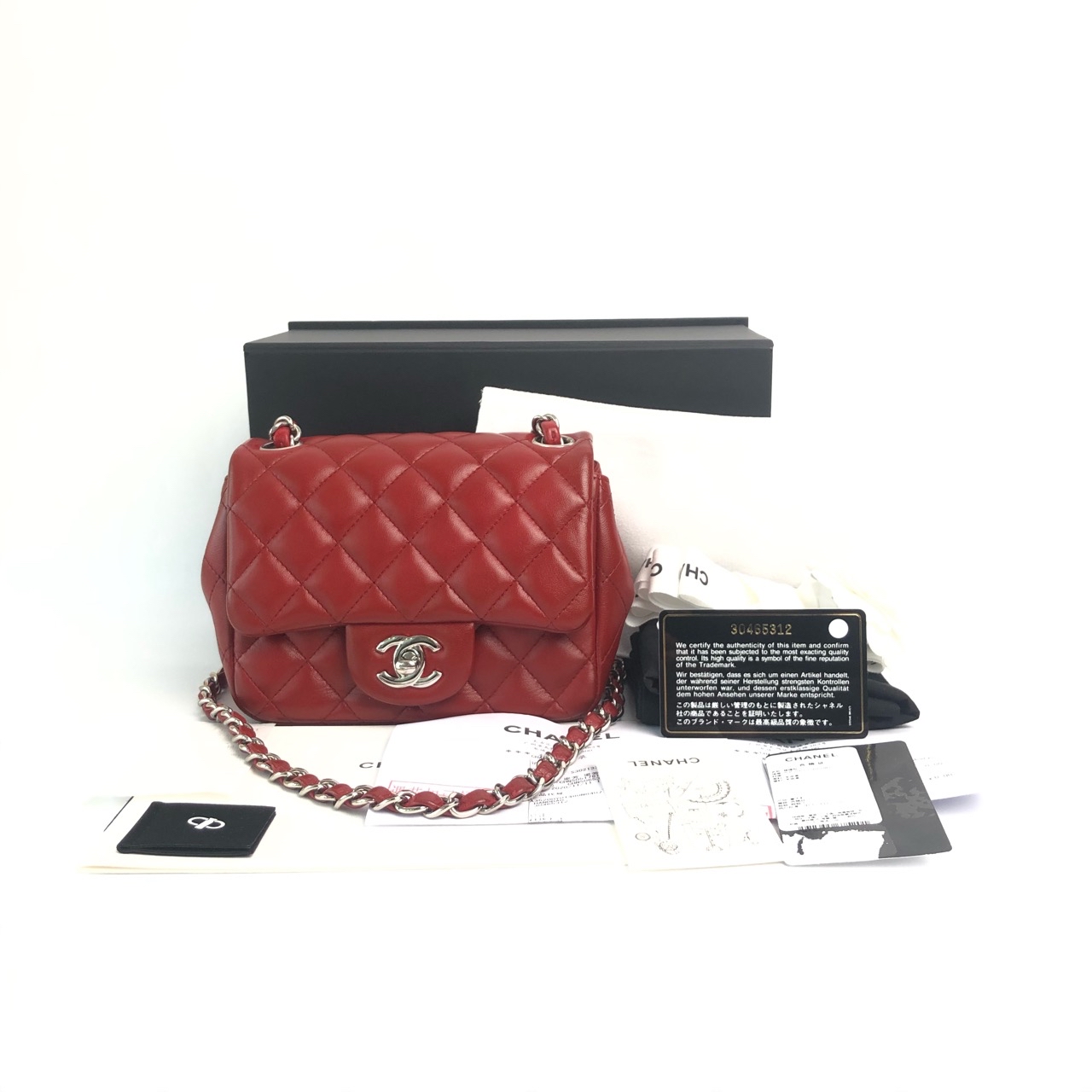 95新 Chanel/香奈儿 安洁利严选 香奈儿方胖子单肩包 WH503002