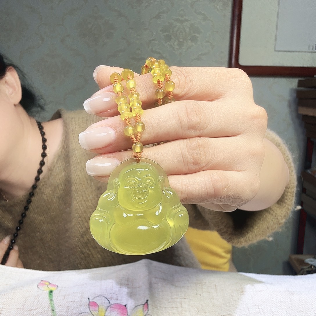 ****丿岫玉未镶嵌颈饰纯天然纯天然岫玉吊坠