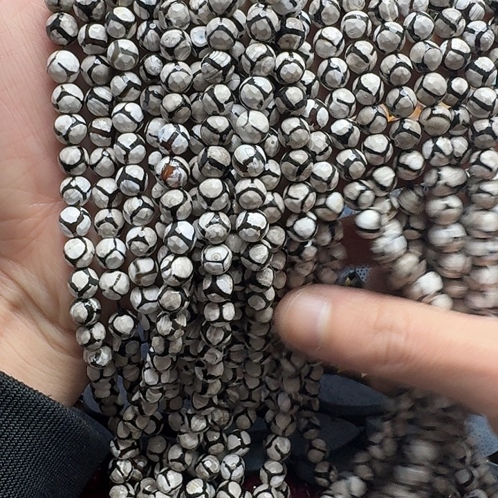 玛瑙/玉髓未镶嵌珠宝半成品一条8mm天朱