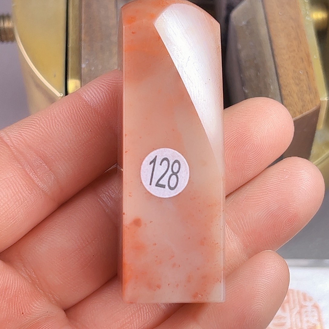 寿山石印石老挝石128号2.1厘米