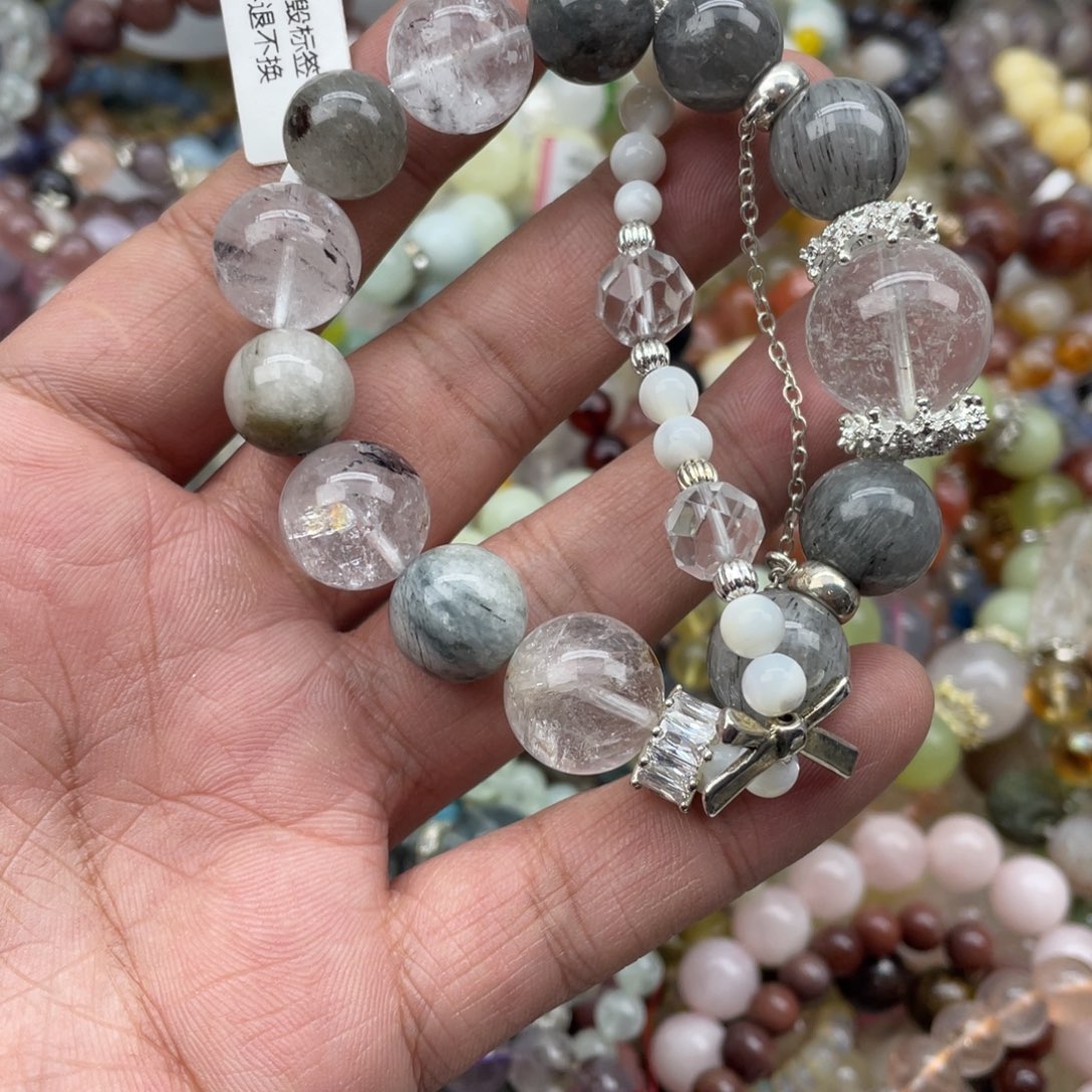 银S925镶嵌手链水晶