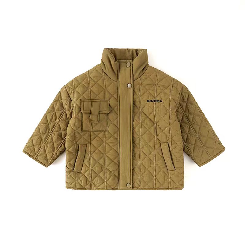 23112儿童外出时尚休闲夹克棉服