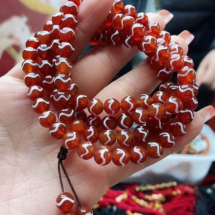 玛瑙/玉髓颈饰合金