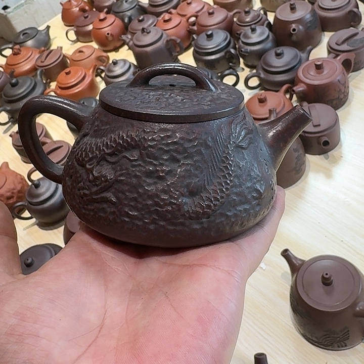 茶壶紫砂宜兴紫砂微瑕