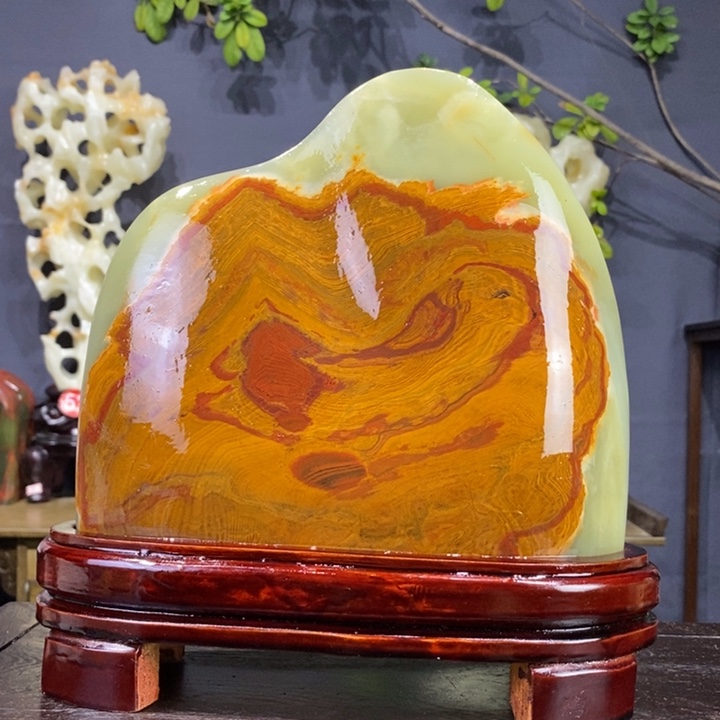 石材精品古青石摆件