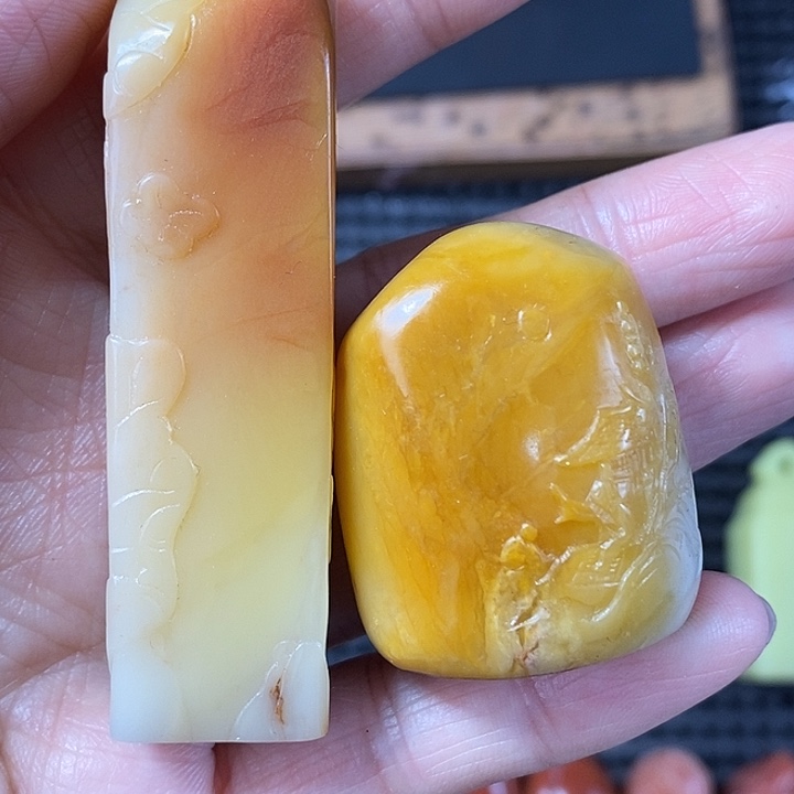 李***゛寿山石现场直播手工制作