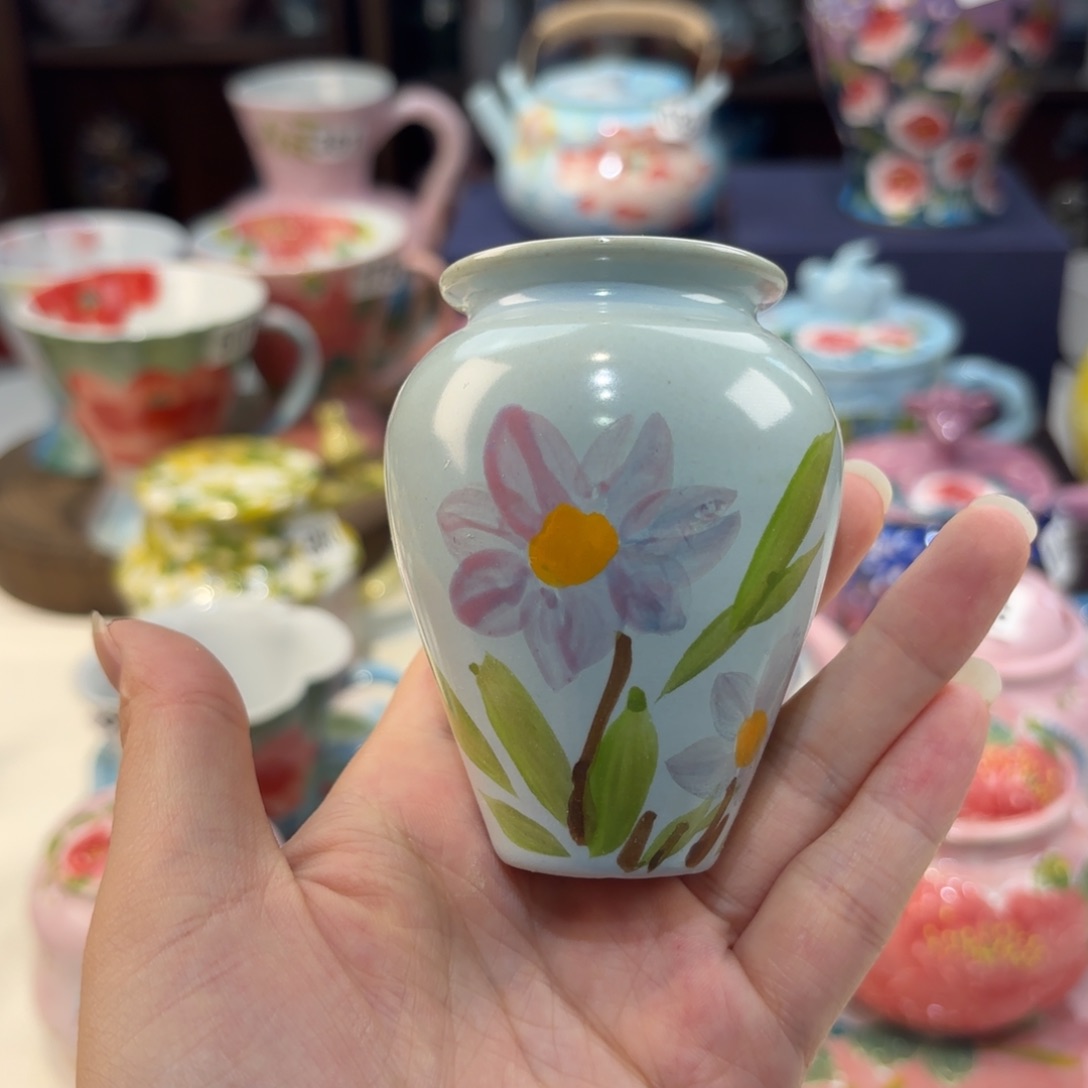 景德镇手绘高温釉下彩陶瓷茶具