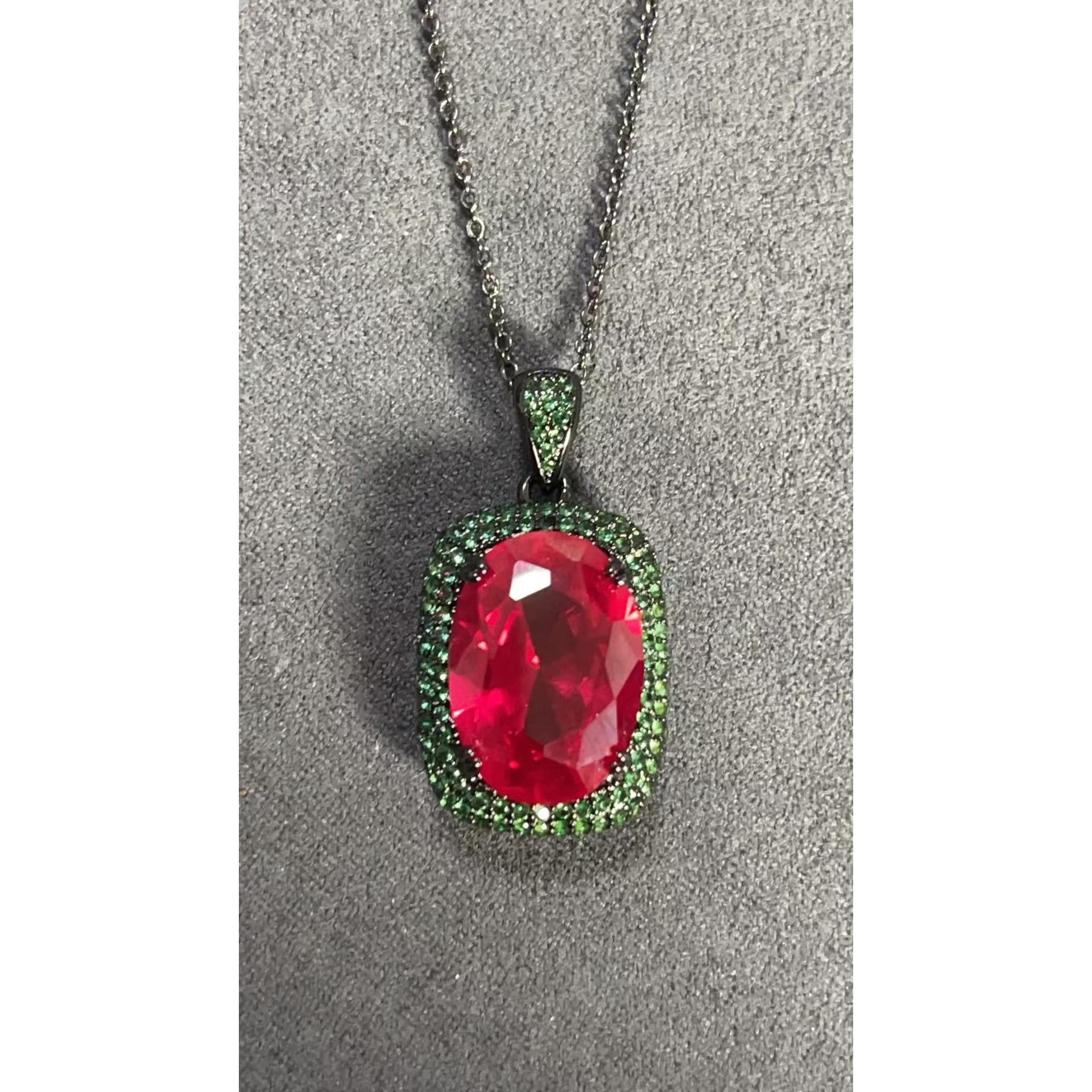 吊坠 福玺甄选红方吊坠6702