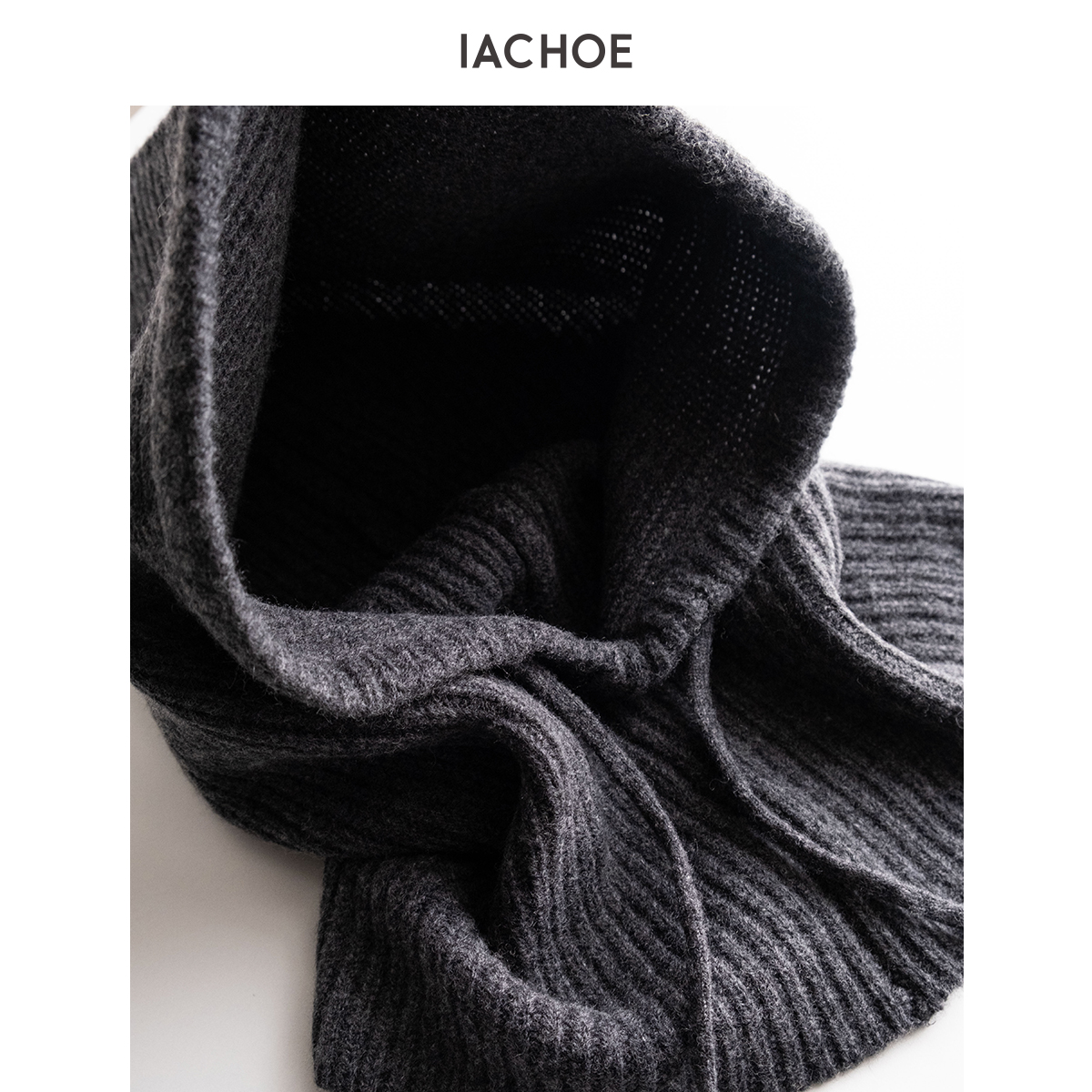IACHOE全羊毛巴拉克拉法帽3671561002