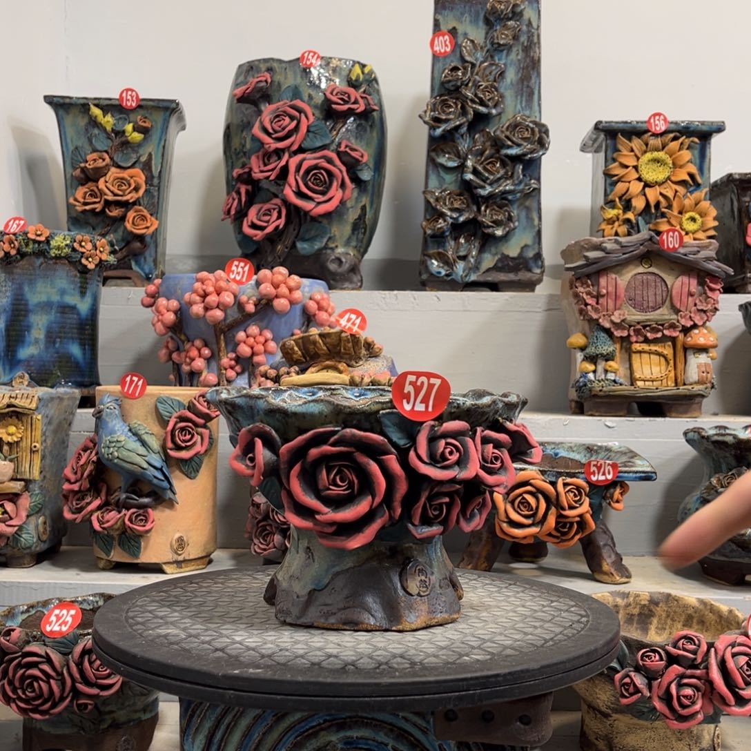 陶瓷微瑕527 号陶然花盆厂家直销