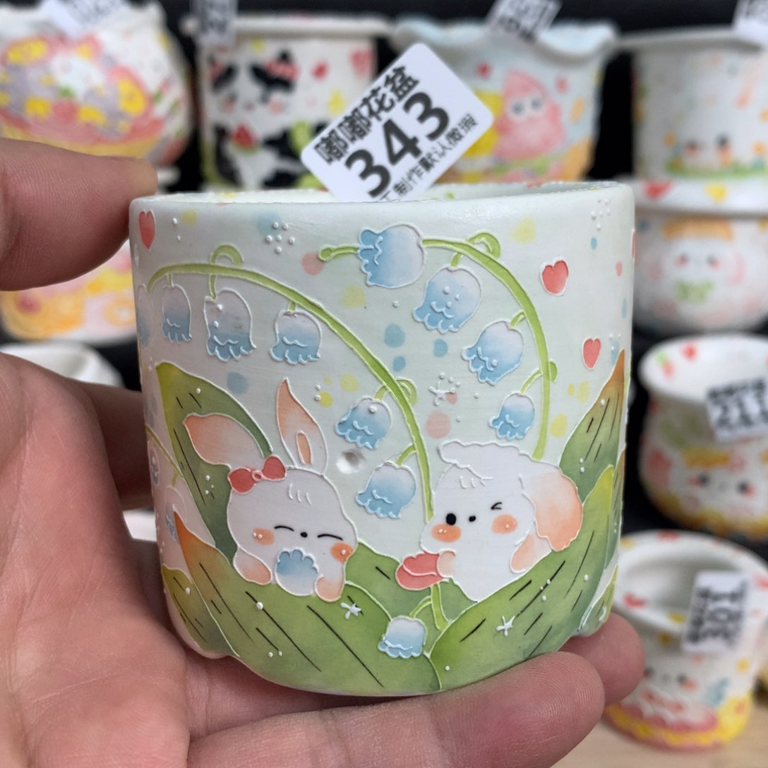 紫砂花盆343 嘟嘟嘟嘟