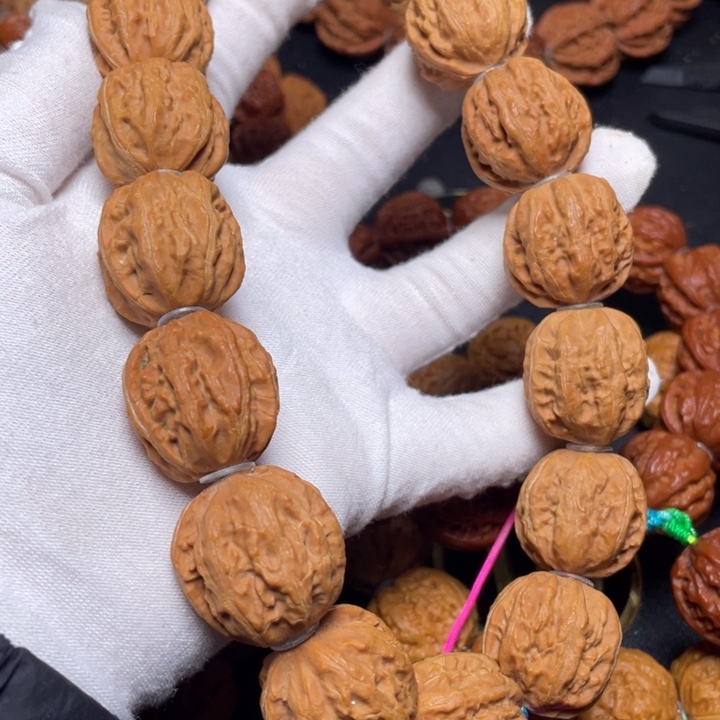 文玩核桃手串粗筋京八棱手持福利