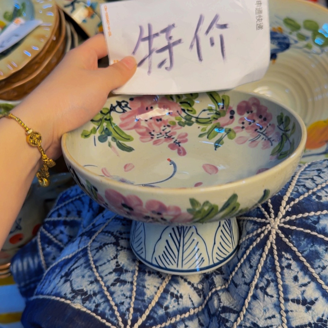 瓷片景德镇陶瓷手工手绘