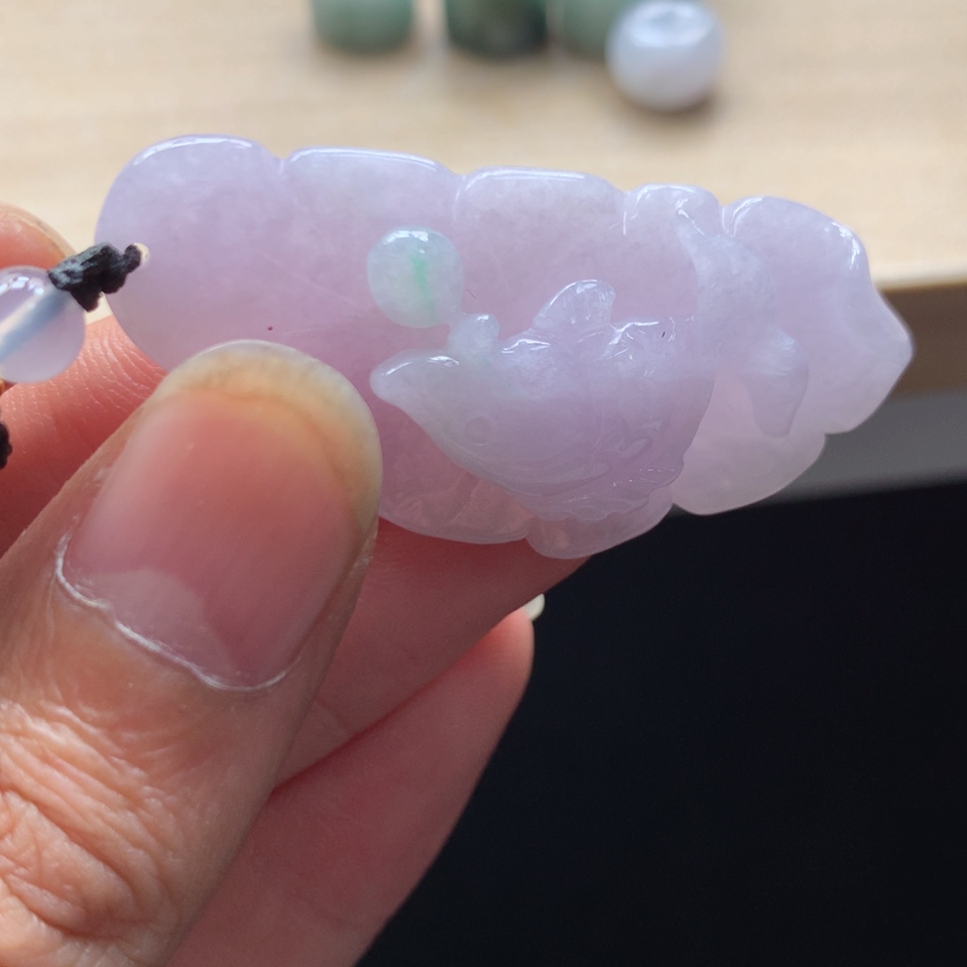 颈饰未镶嵌翡翠吊坠