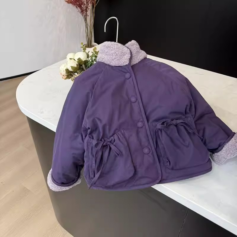 男女童加绒加厚款常规款棉袄棉服冬款