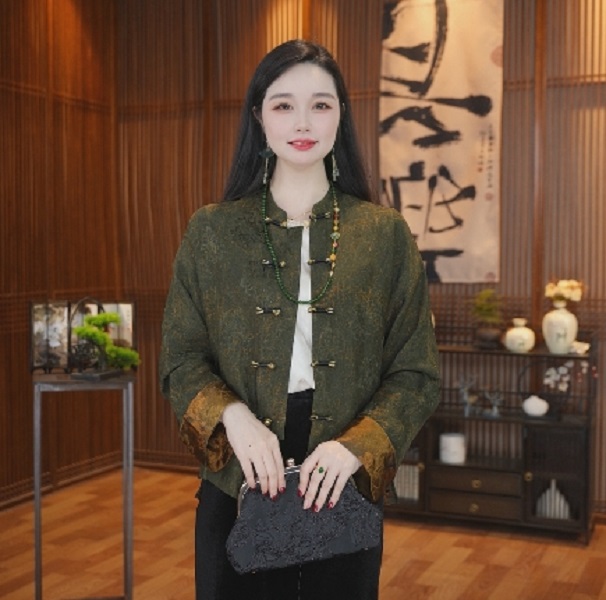 晶晶专属【青松】国风新中式女装气质上衣外套 RS25015