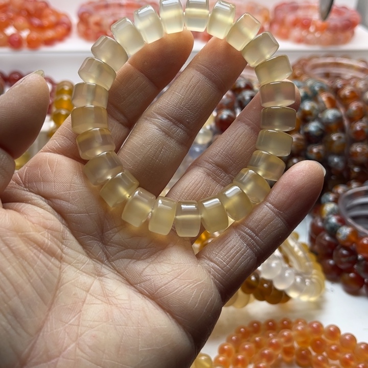 玛瑙/玉髓合金手链