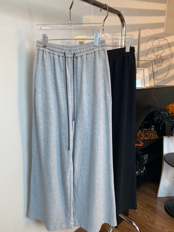 【S.2】日常必入款~休闲时尚两色抽绳弹力腰休闲裤DKSJ247311