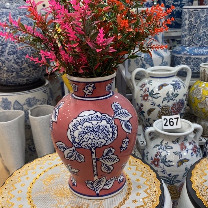 【闪购商品】摆件手绘花瓶。。。，，