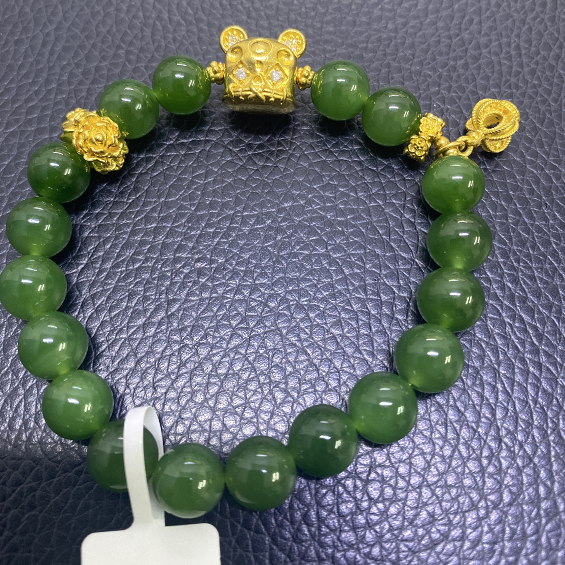 【薇心选珠宝】足金饰品足金手链