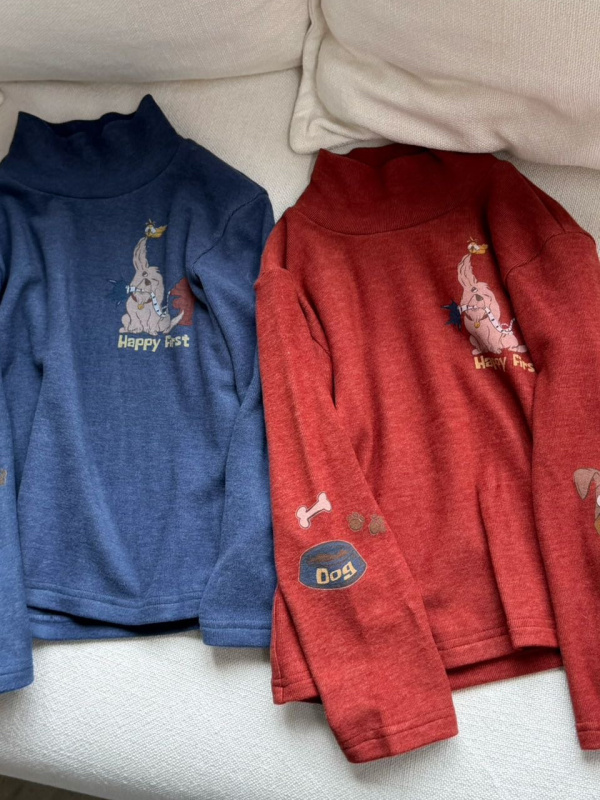 【Happy first】宅科技小暖炉 软糯小狗宽松休闲百搭长袖打底衫卫衣