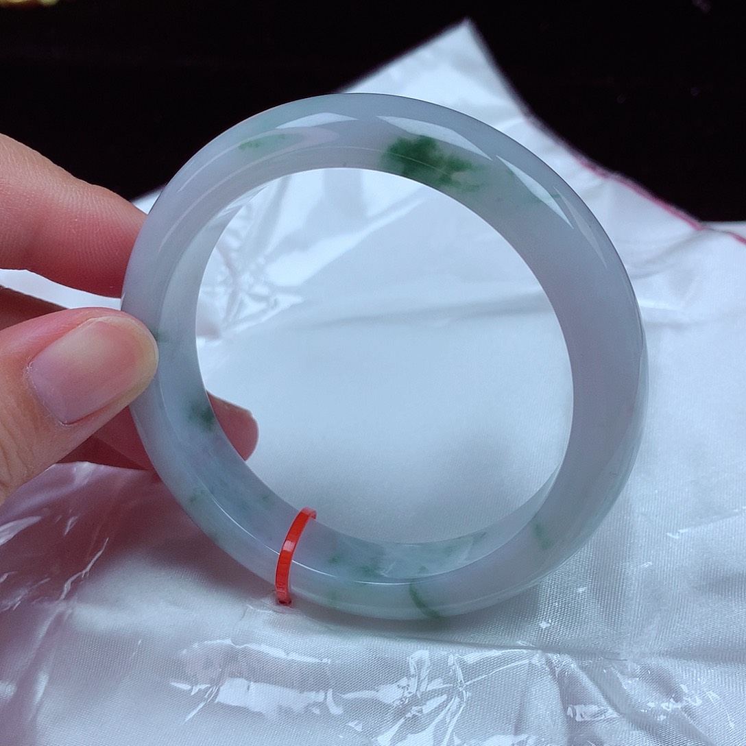 未镶嵌手镯翡翠58圈