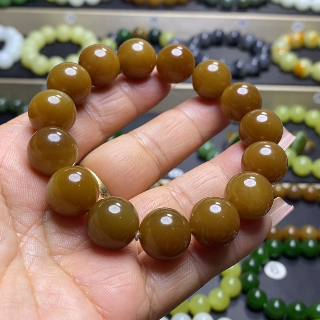 和田玉手串未镶嵌