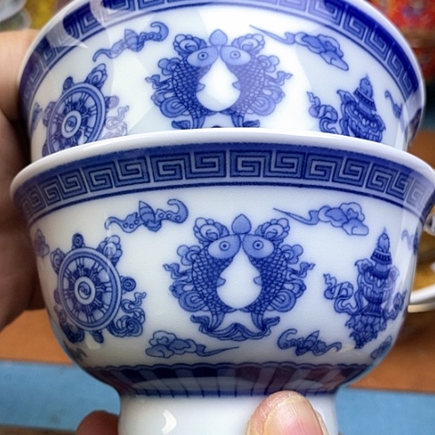 景德镇陶瓷藏式茶碗