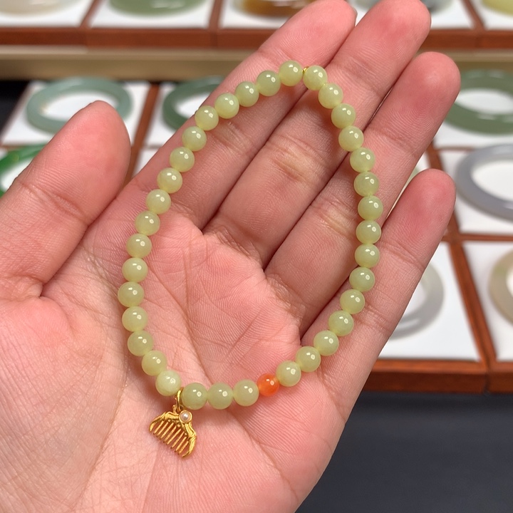 和田玉手链未镶嵌