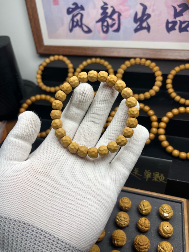猴头手串黑金无相