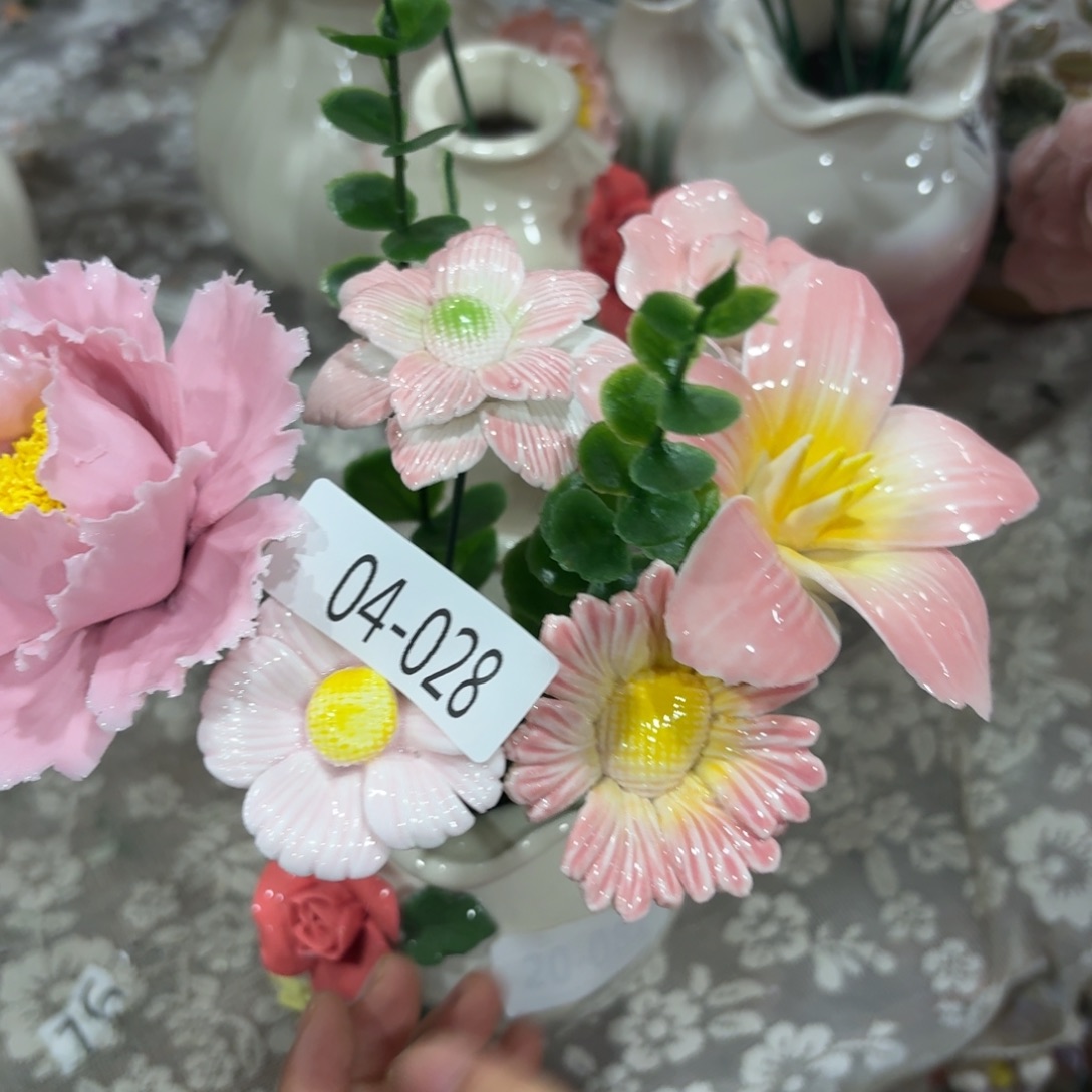 陶瓷花，拍满20发货，退款拉黑，428