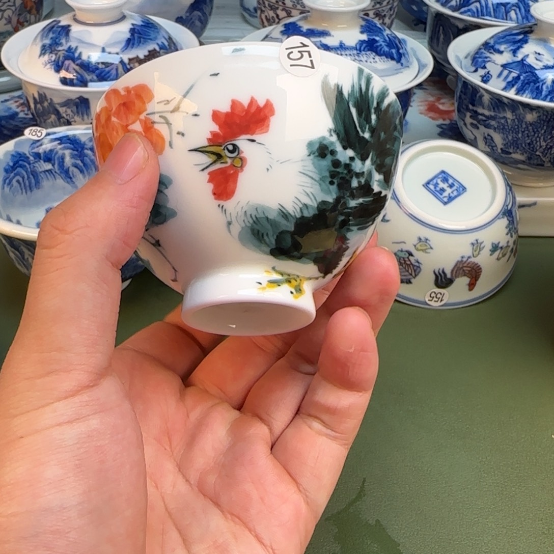彦祖纯手工手绘茶具157