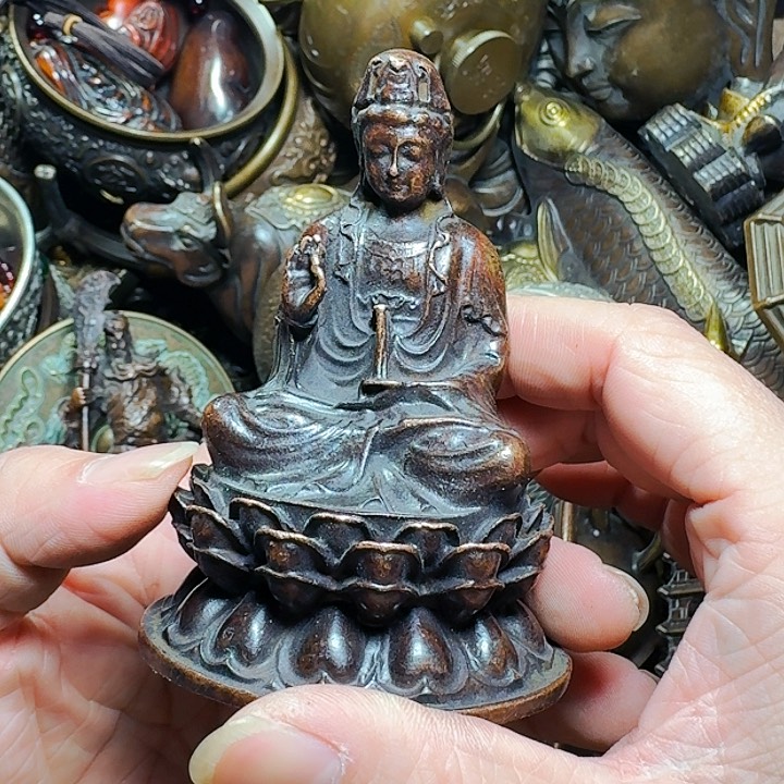 铜器摆件收收藏藏