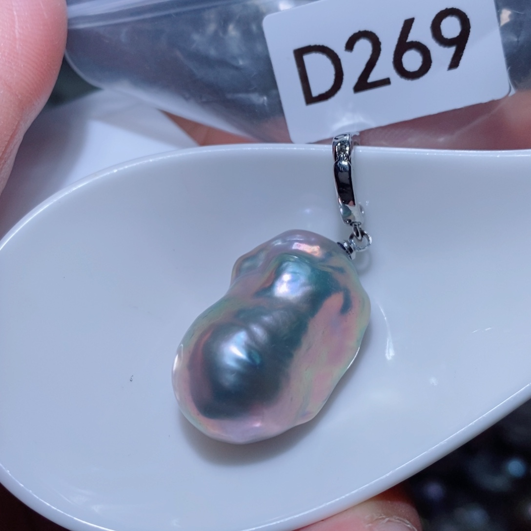 淡水珍珠其他银S925镶嵌F**卷