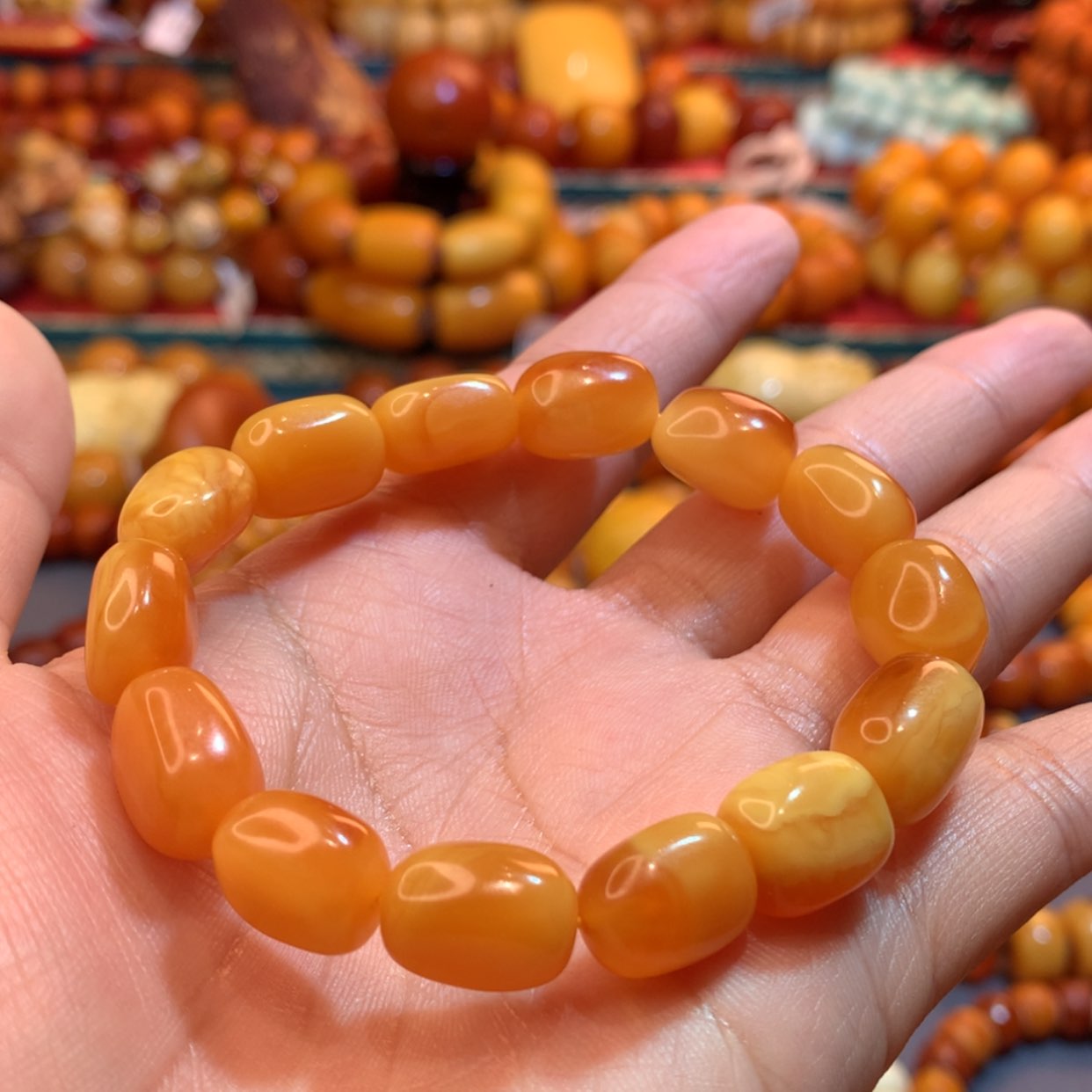 【闪购商品】蜜蜡手串未镶嵌蜜蜡手串