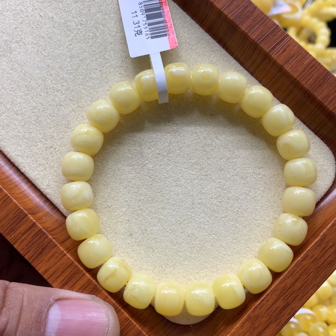 蜜蜡手链未镶嵌蜜蜡