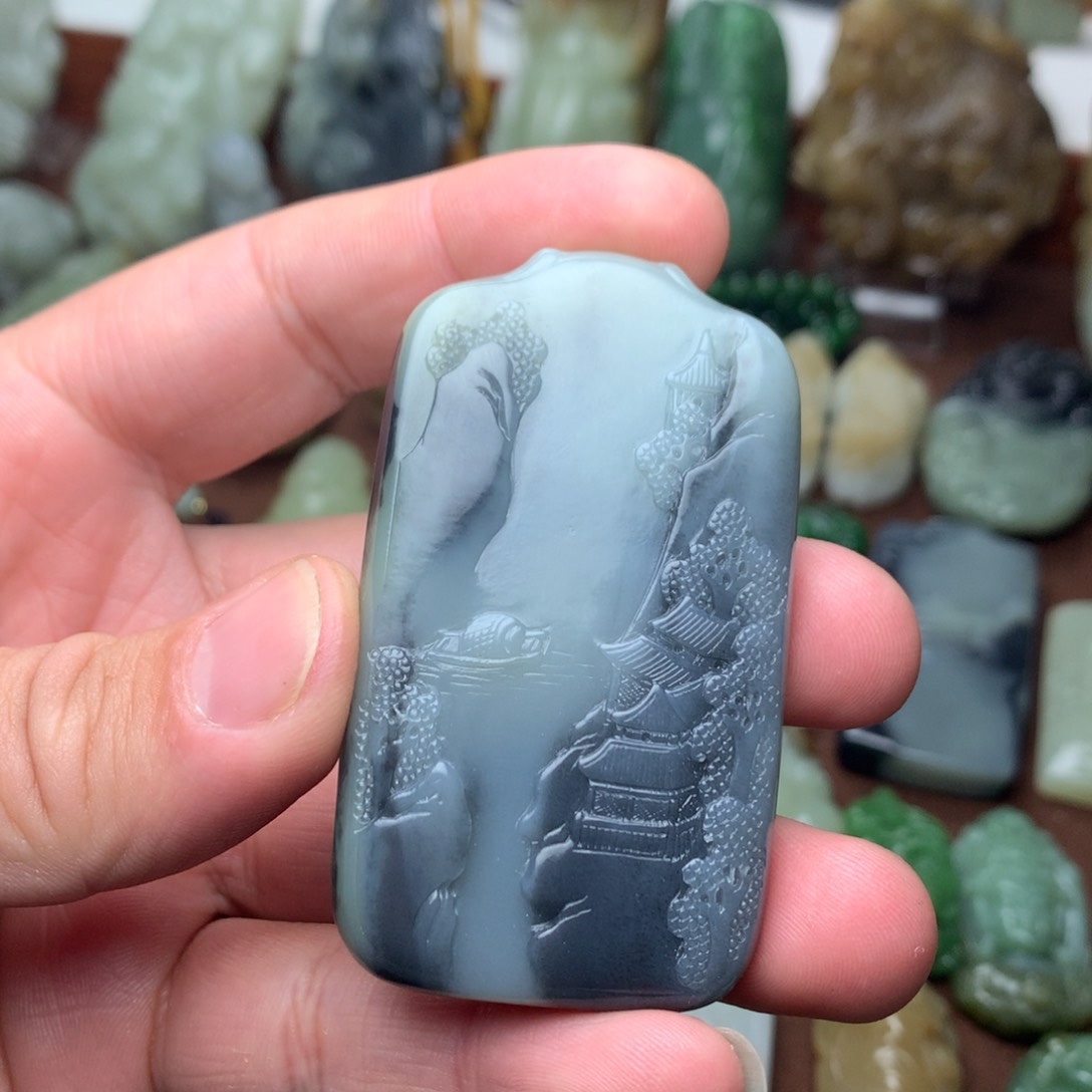 和田玉挂件未镶嵌大*大