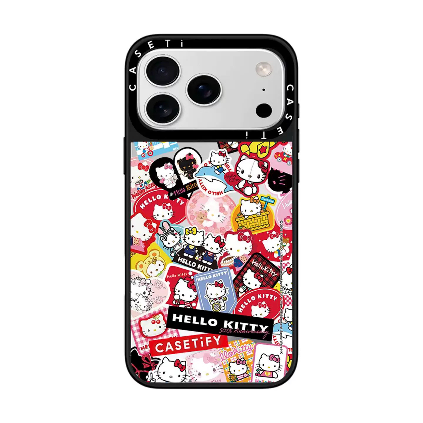 可爱满屏Hello Kitty周年磨砂手机壳适于苹果14/15/16/17proMax